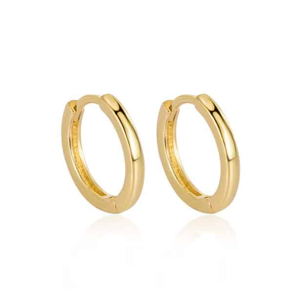 Women's Fashion Square Glossy Circle Ear Clip