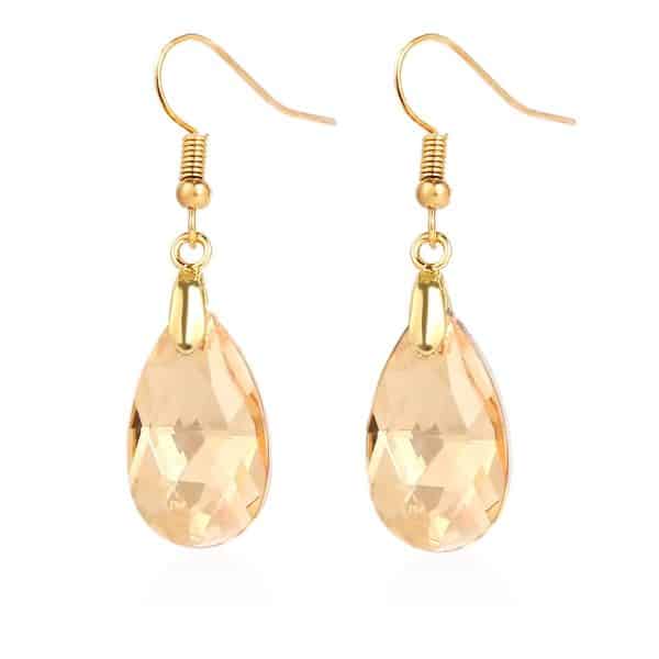 Women's Stylish Water Drop Crystal Earrings