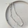 Double-layer Winding Small Pieces Of Silver Pearl Necklace For Women