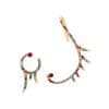 Personalized Asymmetric Ear Clip Earring Set