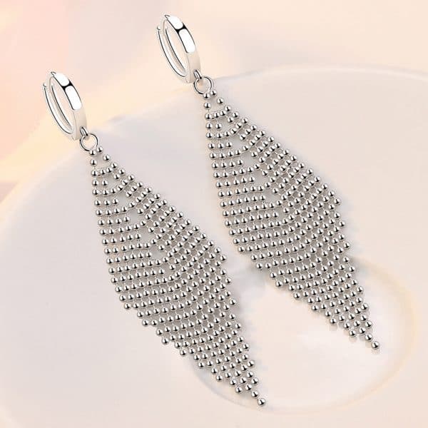 Bead Curtain Earrings Jewelry Water Drop Wheat