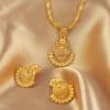 India Africa Light Luxury Shell Necklace Earrings Suit