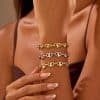 European And American Affordable Luxury Fashion Stainless Steel Bracelet
