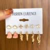Aircraft Baiyun Earring Set 6-piece Creative