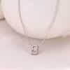 18k Gold Titanium Steel Necklace With 26 English Letters