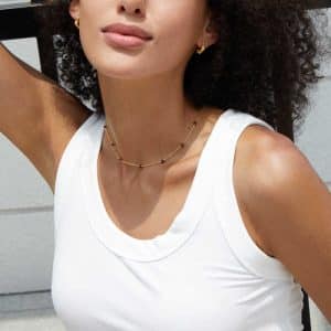 French Style Luxury Niche Design Pure Silver Necklace