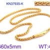 6mm Release Buckle Stainless Steel Personality Titanium Steel Ornament Necklaces