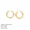 Broad Round Hoops Earrings