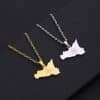 Women's Geometric Necklace Stainless Steel Pendant