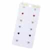 Diamond Stud Earrings 6 Pairs Combination Set Cycle Stud Earrings High-end Fashion Hot Selling Ear Rings