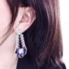 Water Drop Earrings With Exaggerated And Elegant Personality