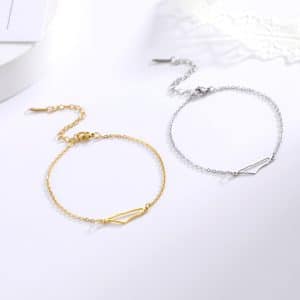 Irregular Hollow Mountain Pendant Bracelet Girls Temperament Jewelry