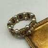 Western Vintage Pearl Agate Stone Bracelet Simple Fashion All-match Old Jewelry