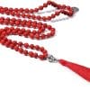 108 PCs 8mm Handmade Knotted Beaded Necklace