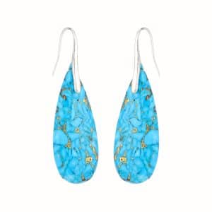 Export New Earrings Drop-shaped Stones
