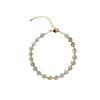 14K Gilded Natural Crystal Blue Moonstone Bracelet For Women