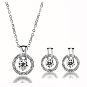 Zircon Simple Set Lover Eye Fashion Set