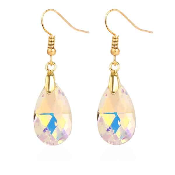 Women's Stylish Water Drop Crystal Earrings