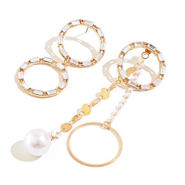 Big Circle Long Korean Temperament Earrings