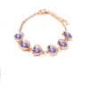 High-end Fashion Peach Heart Crystal Bracelet