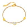 Affordable Luxury Fashion Simple Love Stainless Steel Bracelet