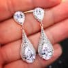 Bohemian New Water Drop Long Earrings Women