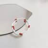 Fresh And Cute Bead Cherry Beaded Necklace