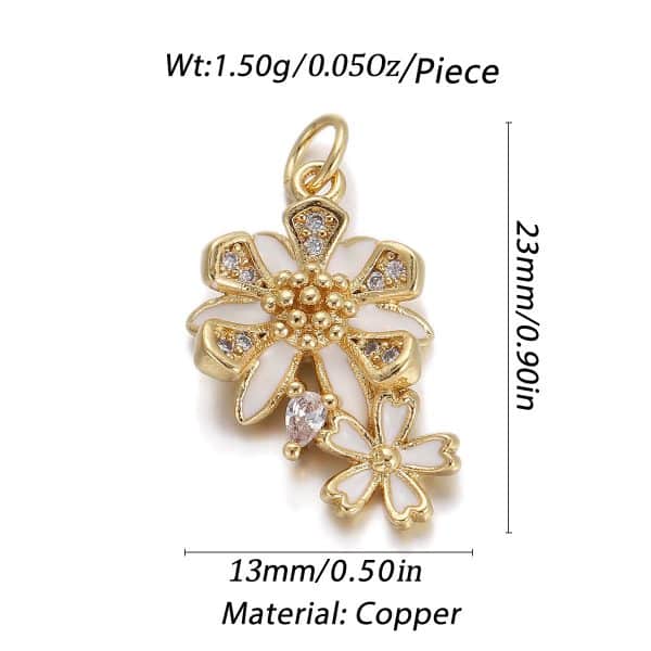 Angel Mermaid Love Heart Character Zircon Pendant Diy Bracelet Necklace