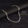 Advanced Double-woven Four-sided Grinding Trend Men's Versatile Simple Necklace