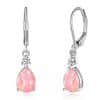 White Opal Drop Opal Earrings