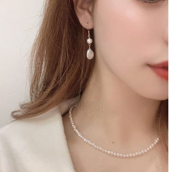 Water Drop Style Temperament French Earrings