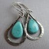 925 Turquoise Drop Earrings