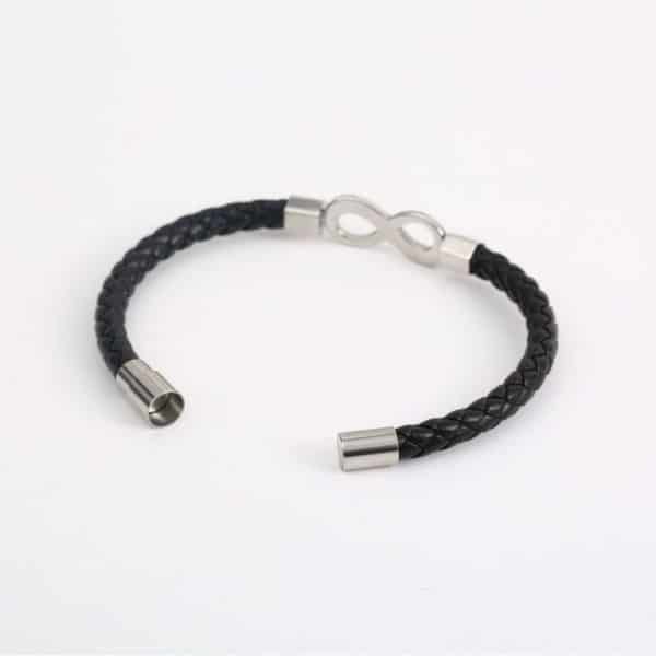 Bracelet 8 Words Infinite Symbol Stainless Steel