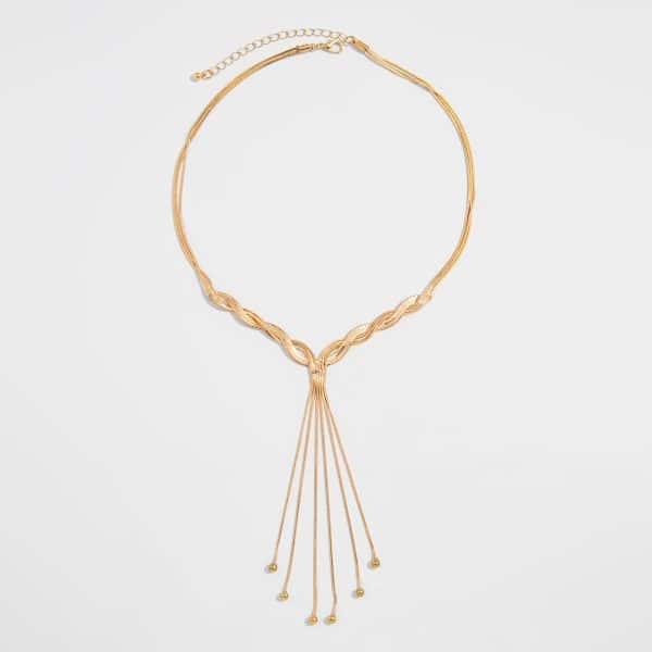 Simple Hip Hop Long Clavicle Chain