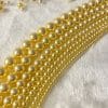 Straight Hole Glass Pearl Clothing Accessories Beaded