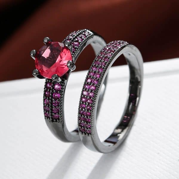 Affordable Luxury Copper Zircon Hollow Ring