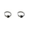 Circle Ear Clip Silver Needle Simple All-match Cold