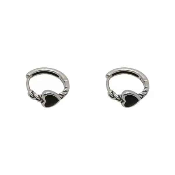 Circle Ear Clip Silver Needle Simple All-match Cold