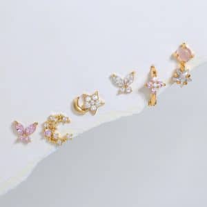 Women's Fashion Six-piece Earring Set