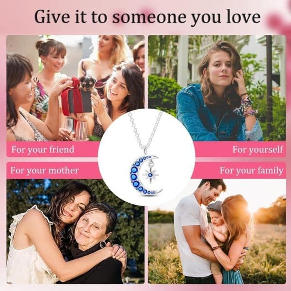 Premium Versatile Personality Blue Moon Necklace