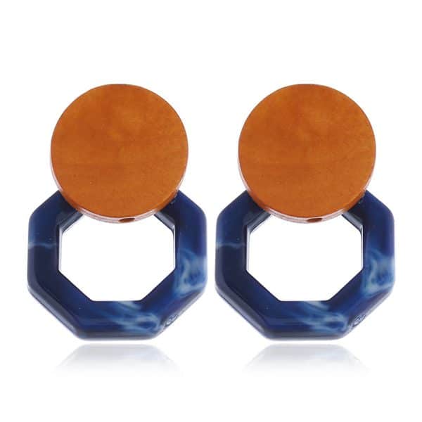 Woven Simple Personality Rattan Drop Earrings