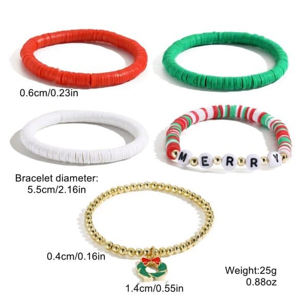European And American New Christmas Bracelet Pendant