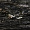 Thai Silver Handmade Mysticism Ouroboros Niche Open Couple Ring
