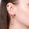 Ladies Fashion Molan Zircon Earrings Set
