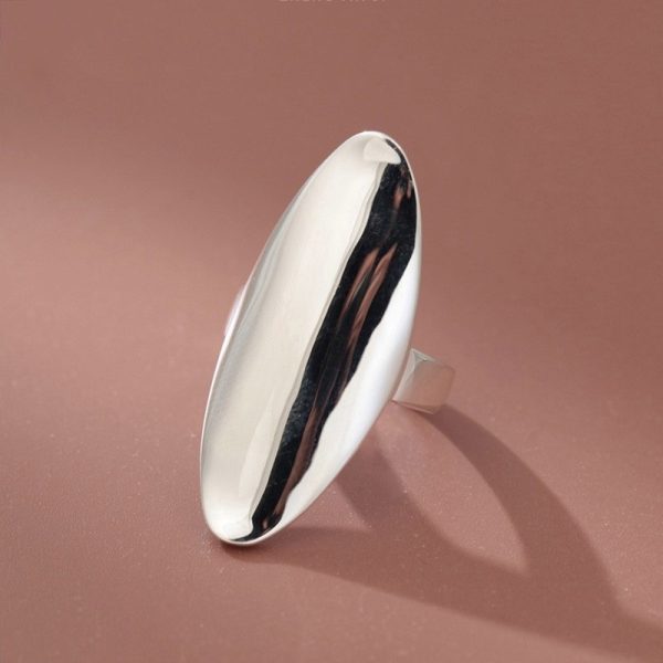 Geometric Ring Female Glossy Personalized Hip Hop
