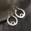 Creative Hollow Bohemian Beautiful Circle Pendant Earrings