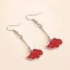 Cosplay Red Cloud Pendant Drop Earrings