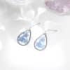 Dried Resin Water Drop Earrings