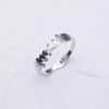 Women's All-match Fashionable Stainless Steel Leaf Diamond Bracelet