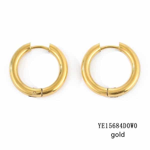 Classic Round Hoops Earrings